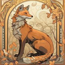 Load image into Gallery viewer, Autumn Fox 30*30CM(Canvas) Full Round Drill Diamond Painting
