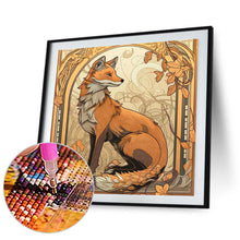 Load image into Gallery viewer, Autumn Fox 30*30CM(Canvas) Full Round Drill Diamond Painting
