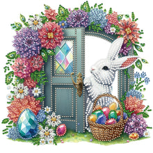 Load image into Gallery viewer, Garden Rabbit 30*30CM(Canvas) Partial Special Shaped Drill Diamond Painting
