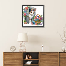 Load image into Gallery viewer, Garden Rabbit 30*30CM(Canvas) Partial Special Shaped Drill Diamond Painting
