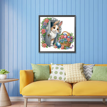 Load image into Gallery viewer, Garden Rabbit 30*30CM(Canvas) Partial Special Shaped Drill Diamond Painting
