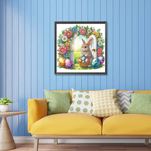 Load image into Gallery viewer, Garden Rabbit 30*30CM(Canvas) Partial Special Shaped Drill Diamond Painting
