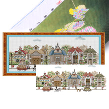 Load image into Gallery viewer, Street View(5) - 14CT Stamped Cross Stitch 70*33CM(Joy Sunday)
