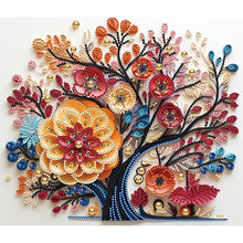 Load image into Gallery viewer, Tree Of Life Paper Painting 35*30CM(Canvas) Partial Special Shaped Drill Diamond Painting
