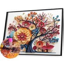 Load image into Gallery viewer, Tree Of Life Paper Painting 35*30CM(Canvas) Partial Special Shaped Drill Diamond Painting
