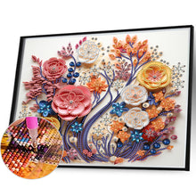 Load image into Gallery viewer, Tree Of Life Paper Painting 35*30CM(Canvas) Partial Special Shaped Drill Diamond Painting
