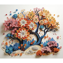 Load image into Gallery viewer, Tree Of Life Paper Painting 35*30CM(Canvas) Partial Special Shaped Drill Diamond Painting
