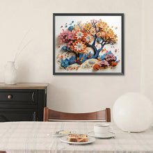 Load image into Gallery viewer, Tree Of Life Paper Painting 35*30CM(Canvas) Partial Special Shaped Drill Diamond Painting
