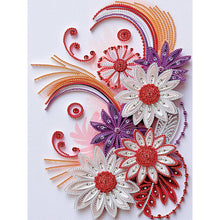 Load image into Gallery viewer, Flower Quill Painting 30*40CM(Canvas) Partial Special Shaped Drill Diamond Painting
