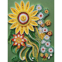 Load image into Gallery viewer, Flower Quill Painting 30*40CM(Canvas) Partial Special Shaped Drill Diamond Painting
