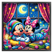 Load image into Gallery viewer, Mickey And Minnie - 11CT Stamped Cross Stitch 45*45CM
