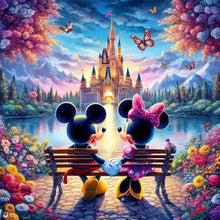 Load image into Gallery viewer, Mickey And Minnie - 11CT Stamped Cross Stitch 45*45CM
