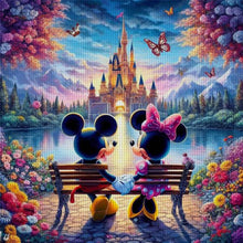 Load image into Gallery viewer, Mickey And Minnie - 11CT Stamped Cross Stitch 45*45CM
