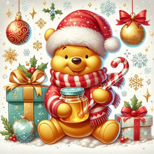 Load image into Gallery viewer, Winnie The Pooh&#39;S Honey Jar - 11CT Stamped Cross Stitch 45*45CM
