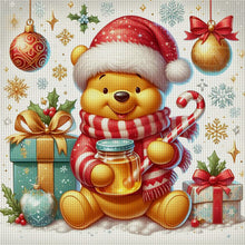 Load image into Gallery viewer, Winnie The Pooh&#39;S Honey Jar - 11CT Stamped Cross Stitch 45*45CM
