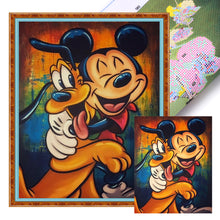 Load image into Gallery viewer, Mickey And Pluto - 11CT Stamped Cross Stitch 40*50CM
