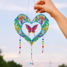 Load image into Gallery viewer, Animal Wind Chimes Butterfly In Love Diamond Crystal Painting Home Ornament
