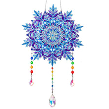 Load image into Gallery viewer, Wind Chimes Exquisite Ice Crystal Flower Crystal Diamond Painting Wall Ornaments
