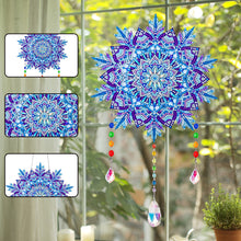 Load image into Gallery viewer, Wind Chimes Exquisite Ice Crystal Flower Crystal Diamond Painting Wall Ornaments
