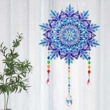 Load image into Gallery viewer, Wind Chimes Exquisite Ice Crystal Flower Crystal Diamond Painting Wall Ornaments
