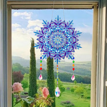 Load image into Gallery viewer, Wind Chimes Exquisite Ice Crystal Flower Crystal Diamond Painting Wall Ornaments
