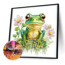 Load image into Gallery viewer, Pond Frog 30*30CM(Canvas) Partial Special Shaped Drill Diamond Painting
