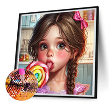 Load image into Gallery viewer, Smart Candy Girl 30*30CM(Canvas) Full Round Drill Diamond Painting
