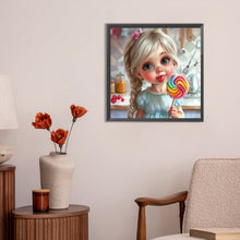 Load image into Gallery viewer, Smart Candy Girl 30*30CM(Canvas) Full Round Drill Diamond Painting
