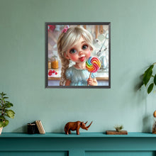 Load image into Gallery viewer, Smart Candy Girl 30*30CM(Canvas) Full Round Drill Diamond Painting
