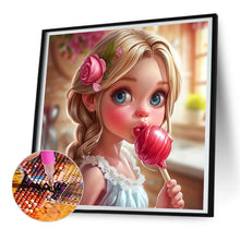 Load image into Gallery viewer, Smart Candy Girl 30*30CM(Canvas) Full Round Drill Diamond Painting
