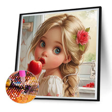 Load image into Gallery viewer, Smart Candy Girl 30*30CM(Canvas) Full Round Drill Diamond Painting
