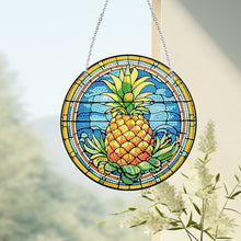 Load image into Gallery viewer, Acrylic Single-Sided Diamond Painting Hanging Pendant Office Decor (Pineapple)
