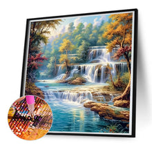 Load image into Gallery viewer, Mountains And Flowing Water 50*50CM(Canvas) Full Round Drill Diamond Painting
