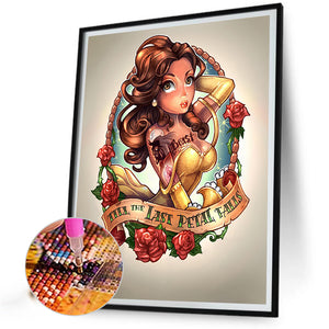 Disney Princess-Princess Belle 40*50CM(Canvas) Full Square Drill Diamond Painting