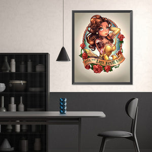 Disney Princess-Princess Belle 40*50CM(Canvas) Full Square Drill Diamond Painting