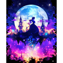 Load image into Gallery viewer, Disney Princess Silhouette 40*50CM(Canvas) Full Square Drill Diamond Painting
