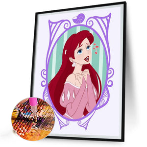 Disney Princess-Princess Ariel 30*40CM(Canvas) Full Square Drill Diamond Painting