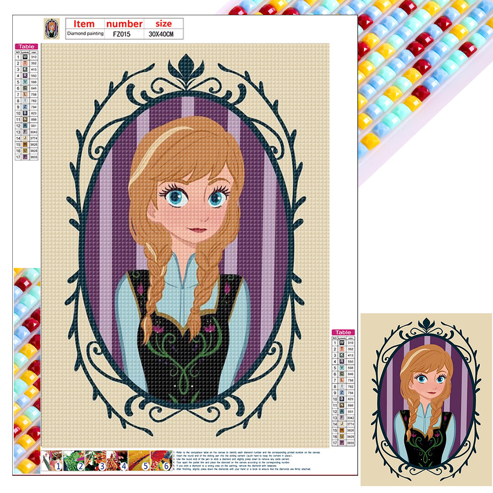 Disney Princess-Princess Anna 30*40CM(Canvas) Full Square Drill Diamond Painting