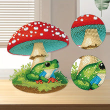 Load image into Gallery viewer, Special Shape Desktop Diamond Painting Art Home Decor (Mushroom Umbrella Frog 1)
