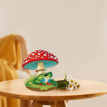 Load image into Gallery viewer, Special Shape Desktop Diamond Painting Art Home Decor (Mushroom Umbrella Frog 1)
