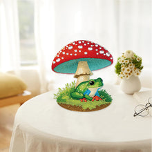 Load image into Gallery viewer, Special Shape Desktop Diamond Painting Art Home Decor (Mushroom Umbrella Frog 1)
