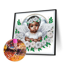 Load image into Gallery viewer, Angel Child 30*30CM(Canvas) Partial Special Shaped Drill Diamond Painting
