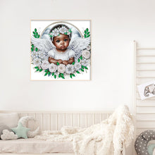 Load image into Gallery viewer, Angel Child 30*30CM(Canvas) Partial Special Shaped Drill Diamond Painting
