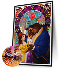 Load image into Gallery viewer, Beauty And The Beast 50*70CM(Canvas) Full Round Drill Diamond Painting
