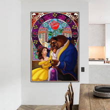 Load image into Gallery viewer, Beauty And The Beast 50*70CM(Canvas) Full Round Drill Diamond Painting
