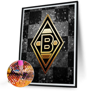 Monchenglatbach Logo 30*40CM(Canvas) Full Square Drill Diamond Painting