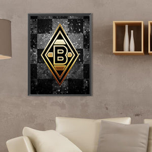 Monchenglatbach Logo 30*40CM(Canvas) Full Square Drill Diamond Painting