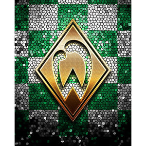 Werder Bremen Logo 40*50CM(Canvas) Full Square Drill Diamond Painting