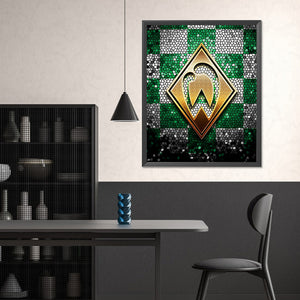 Werder Bremen Logo 40*50CM(Canvas) Full Square Drill Diamond Painting