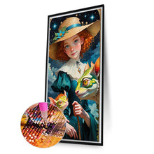 Load image into Gallery viewer, Red Hair Girl 40*75CM(Picture) Full AB Round Drill Diamond Painting
